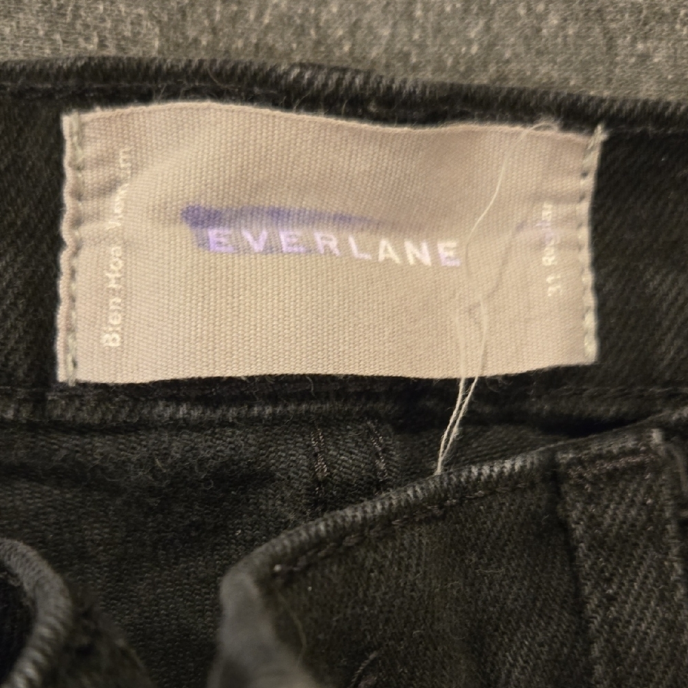 Everlane Dark Black Skinny Jeans - Picture 2 of 4